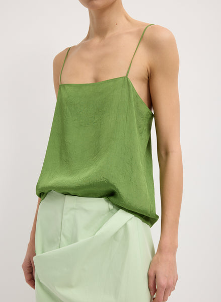 トップス crinkle crinkle crinkle :: long camisole Summer Acetate Crinkle Cami – Tibi Official