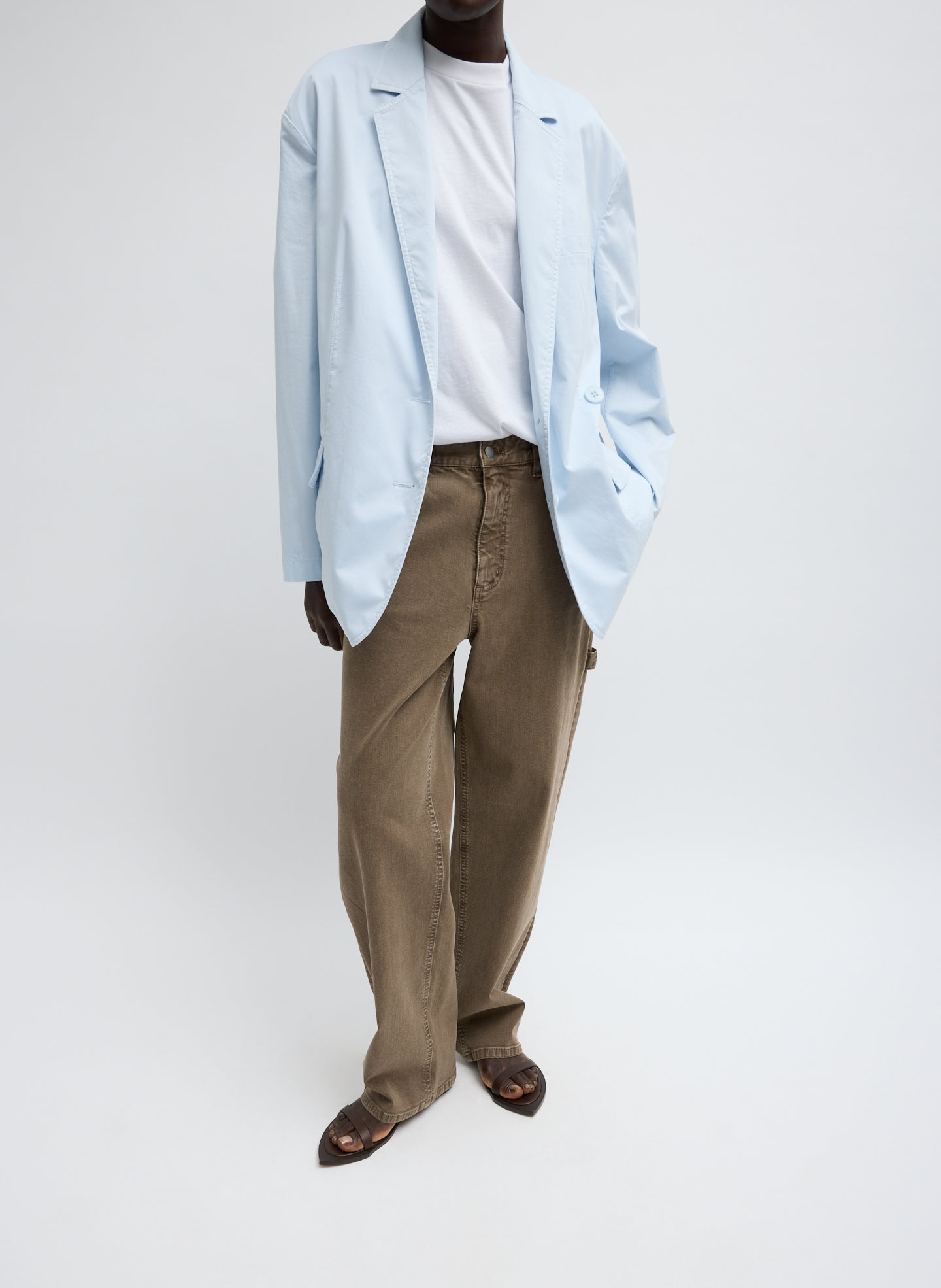 Garment Dyed Silky Cotton Liam Blazer – Tibi Official