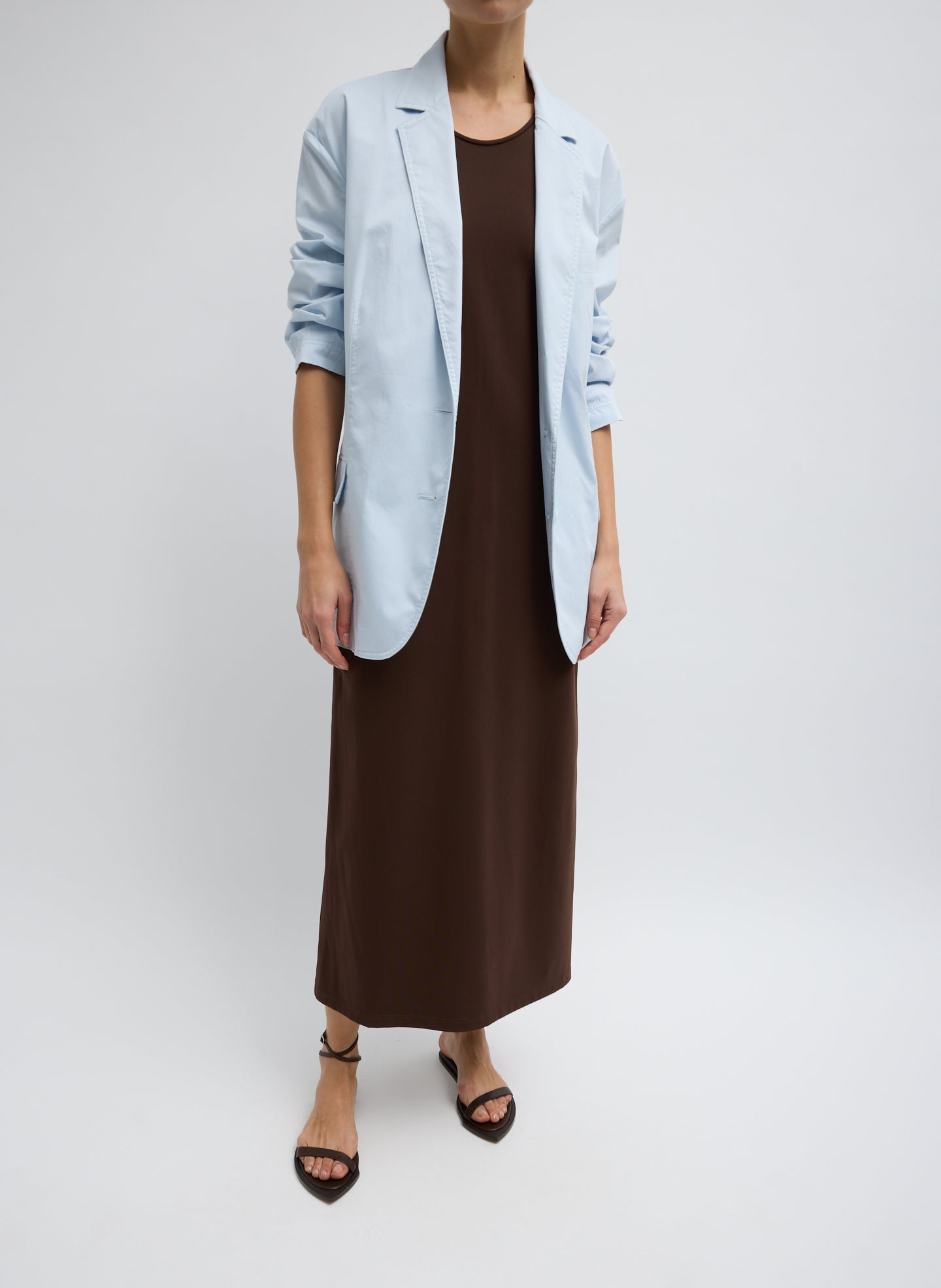 Garment Dyed Silky Cotton Liam Blazer – Tibi Official