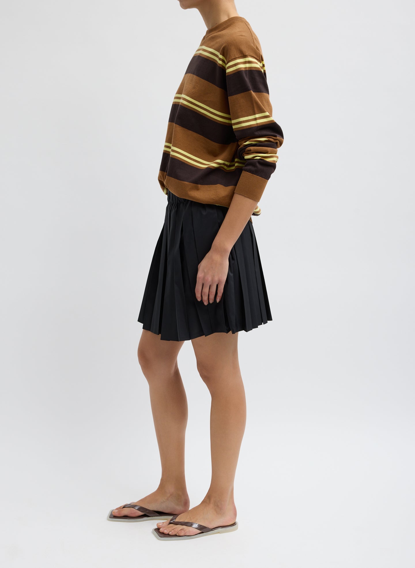 Summer Nylon Pull On Mini Skirt – Tibi Official