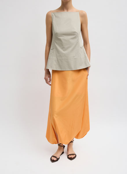Summer Nylon Flat Front Jalouise Skirt – Tibi Official