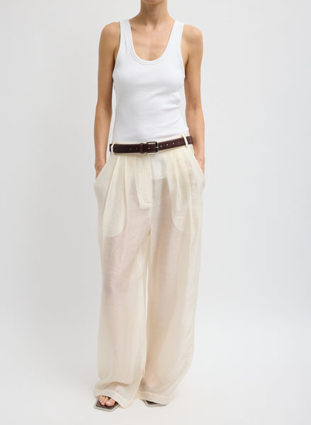 Summer Voile Stella Pant With Slit Detail – Tibi Official