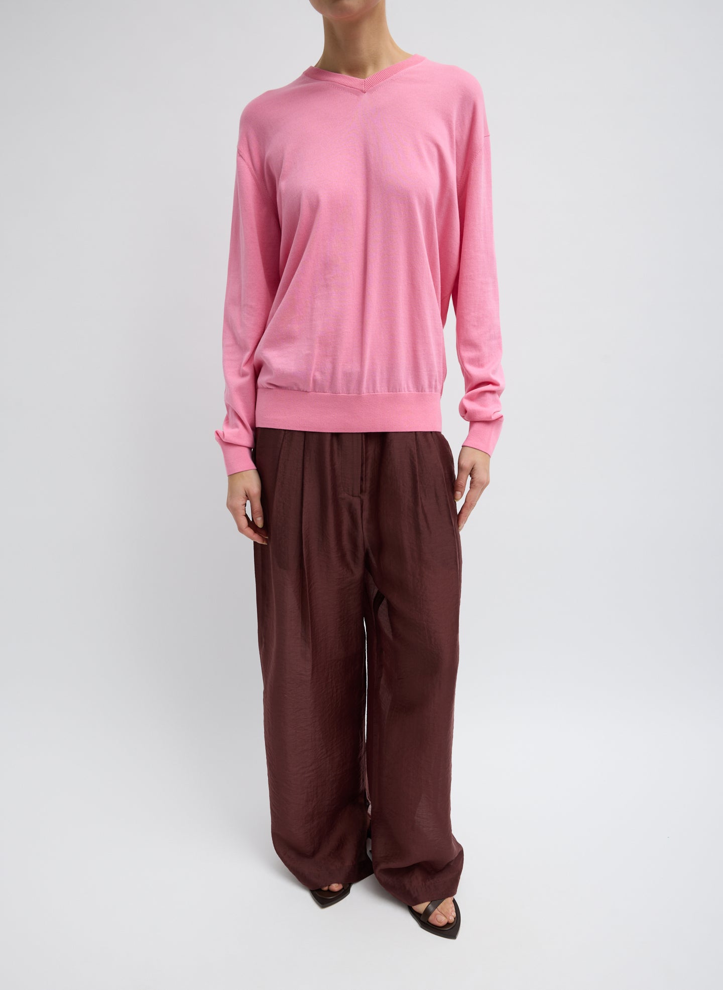 Summer Voile Stella Pant With Slit Detail – Tibi Official