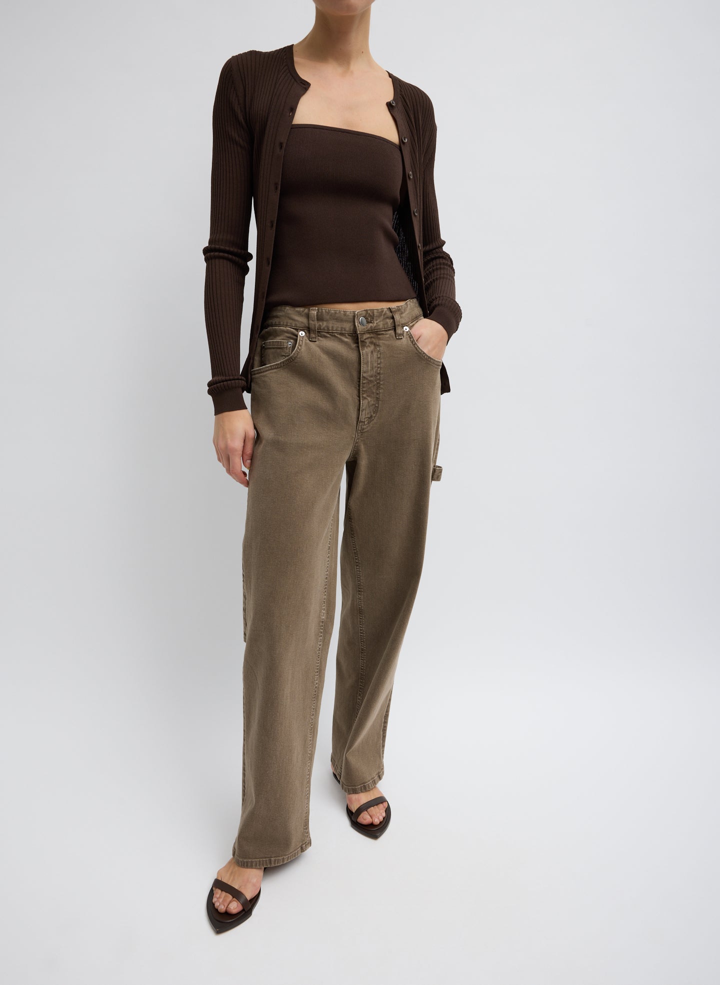 Ribbed Sweater Tube Top – Tibi Official