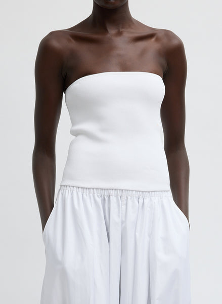 Ribbed Sweater Tube Top – Tibi Official