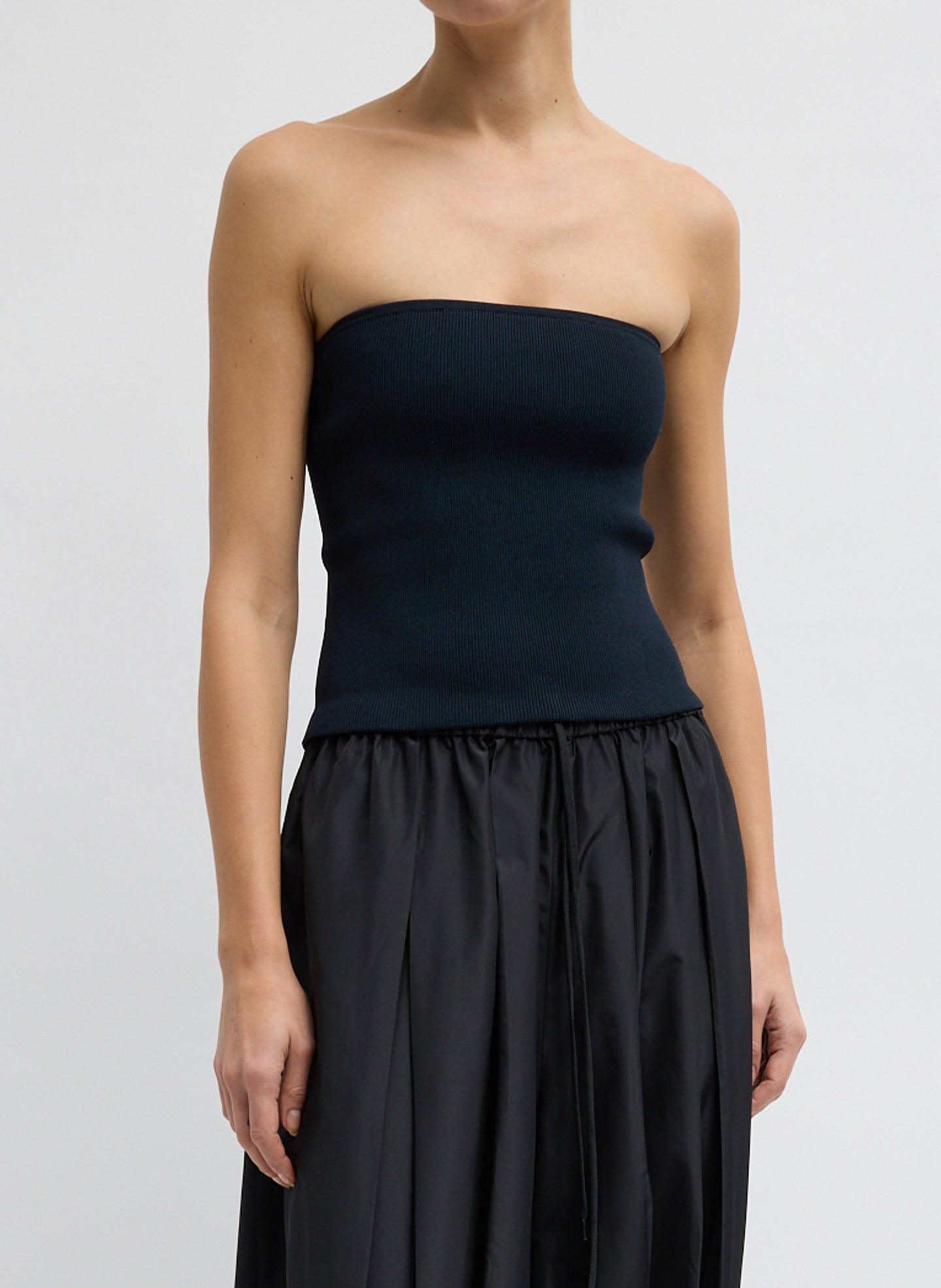 トップス MULTI SHOULDER PARTS RIB TOPS Eaphi Eaphi MULTI SHOULDER PARTS RIB TOPS 【公式通販】