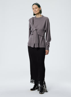 Airy Extrafine Wool Blair Pullover Grey-5