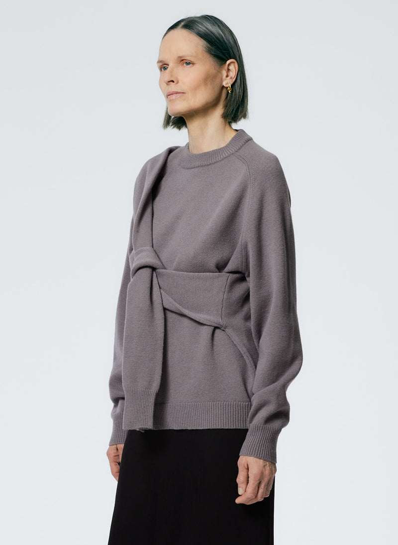 Airy Extrafine Wool Blair Pullover Grey-2