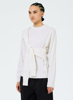 Airy Extrafine Wool Blair Pullover White-3