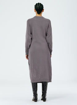 Airy Extrafine Wool Blair Dress Grey-4