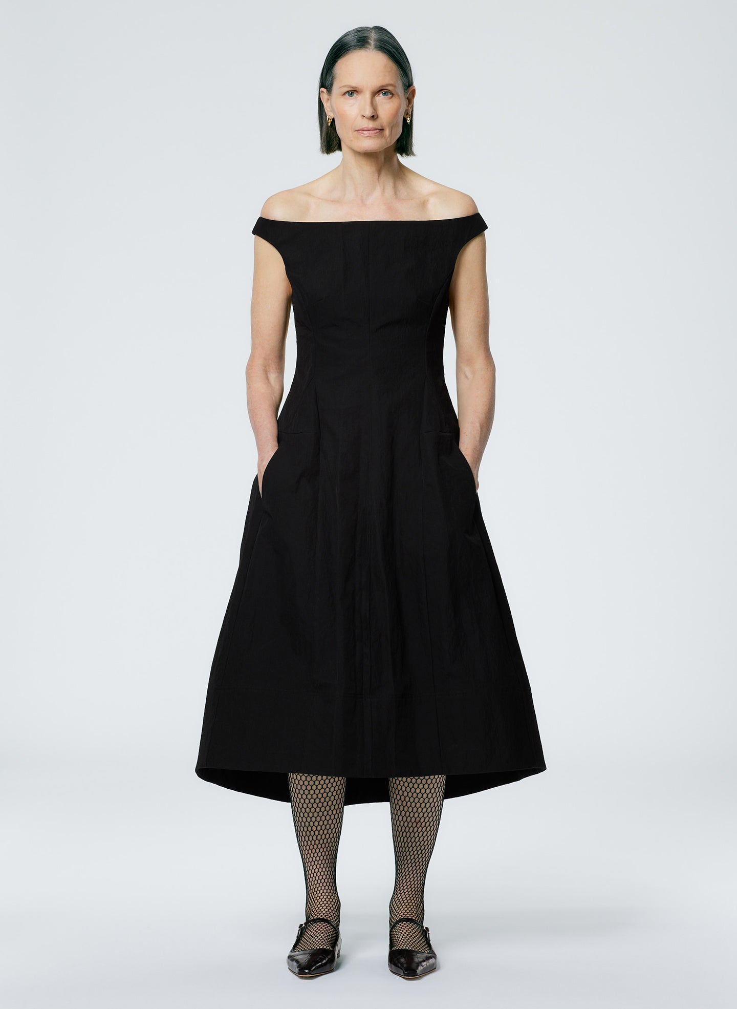 Tibi Schema Sculpted Dress Black 0 W123SM1599