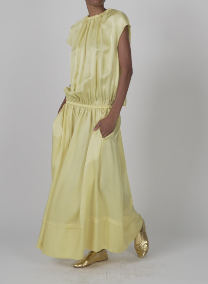 Tibi yellow fashion dress