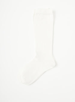 Classic Cotton Socks Ivory-1