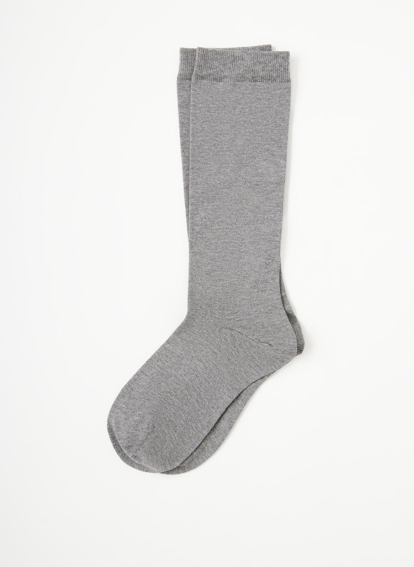 Classic Cotton Socks - Heather Grey-1