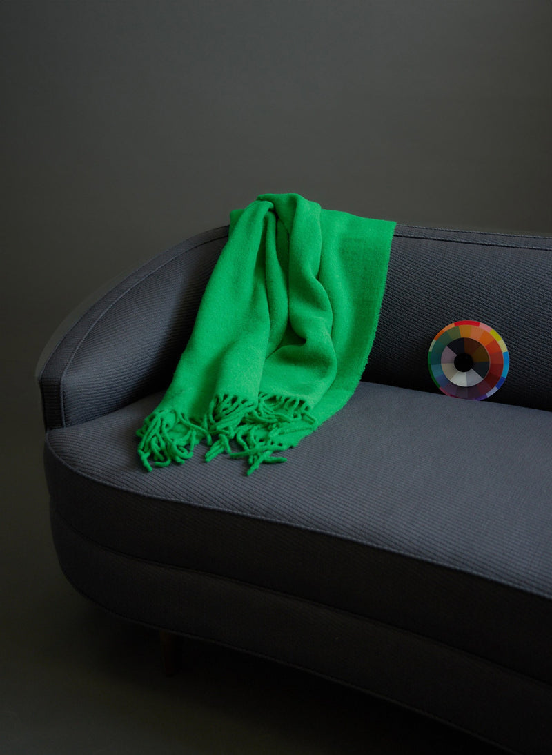 Blanket Scarf Green-2