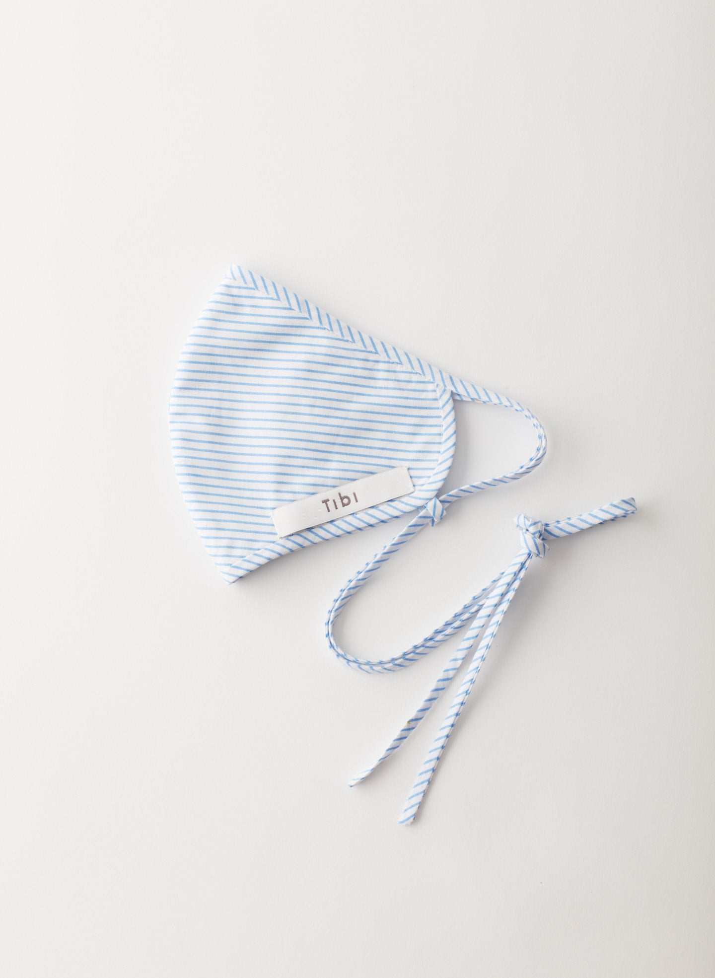 Blue Collage Stripe Tie Mask - Blue Stripe Multi-1