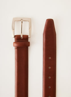 Men's Leather Belt Brown-2