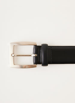 Men's Leather Belt Black-3