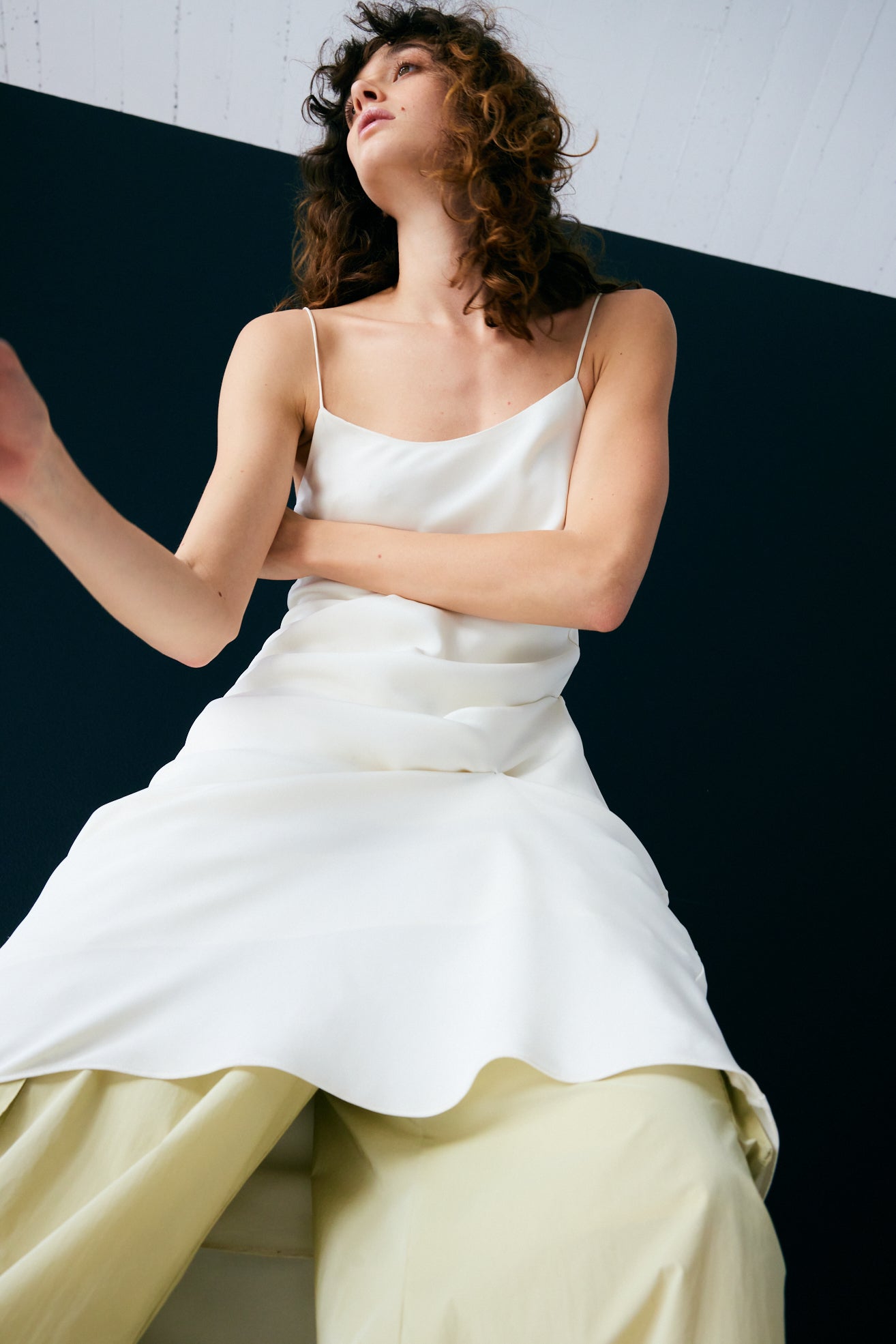 tibi silk slip dress 4-Ply Silk Slip Dress