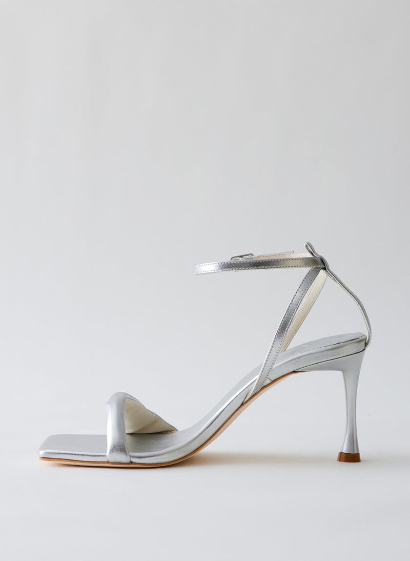 Buy Inc.5 Embellished Silver Stilettos Online