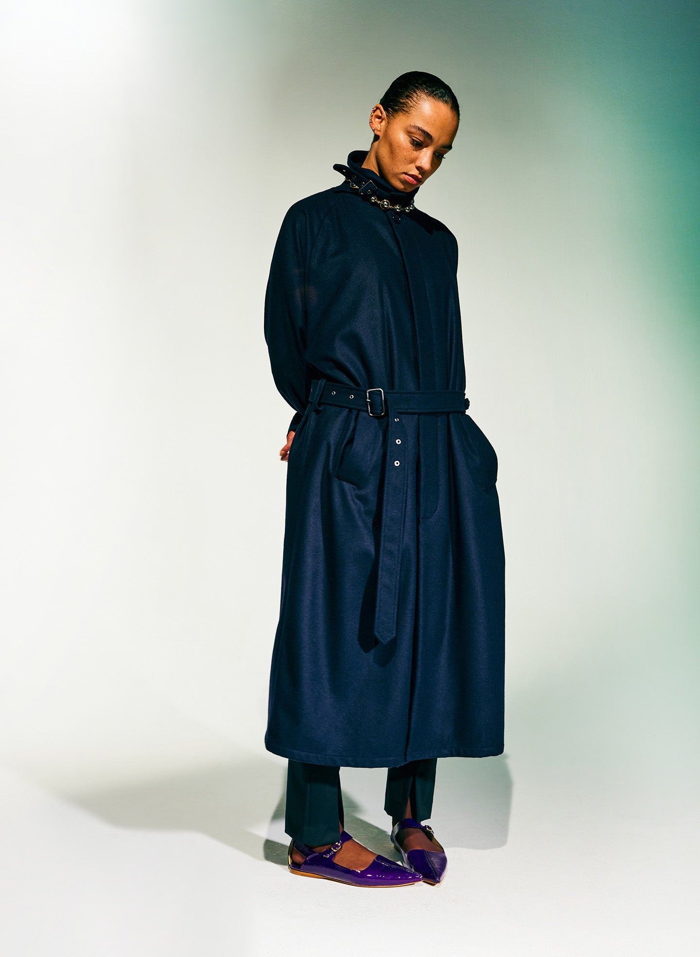 Recycled Featherweight Wool Cashmere Frank Coat