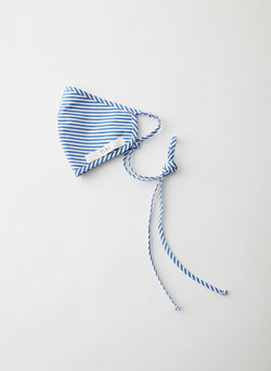 Finn Twill Stripe Tie Mask Blue Stripe Multi-1