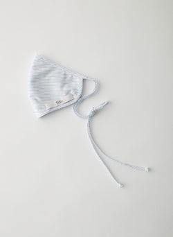 Patchwork Thin Stripe Tie Mask White Multi-1