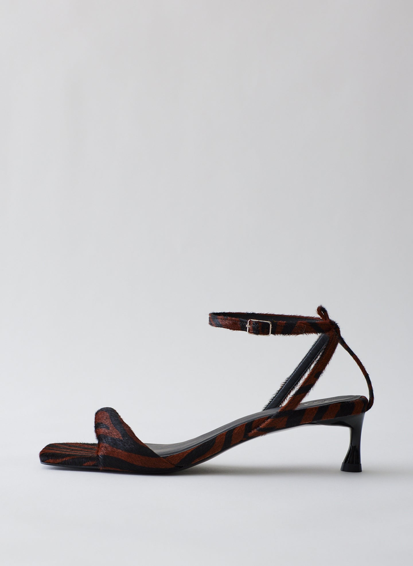 Pony Hair Zebra Print Cameron Sandal - Pony Zebra Print-1