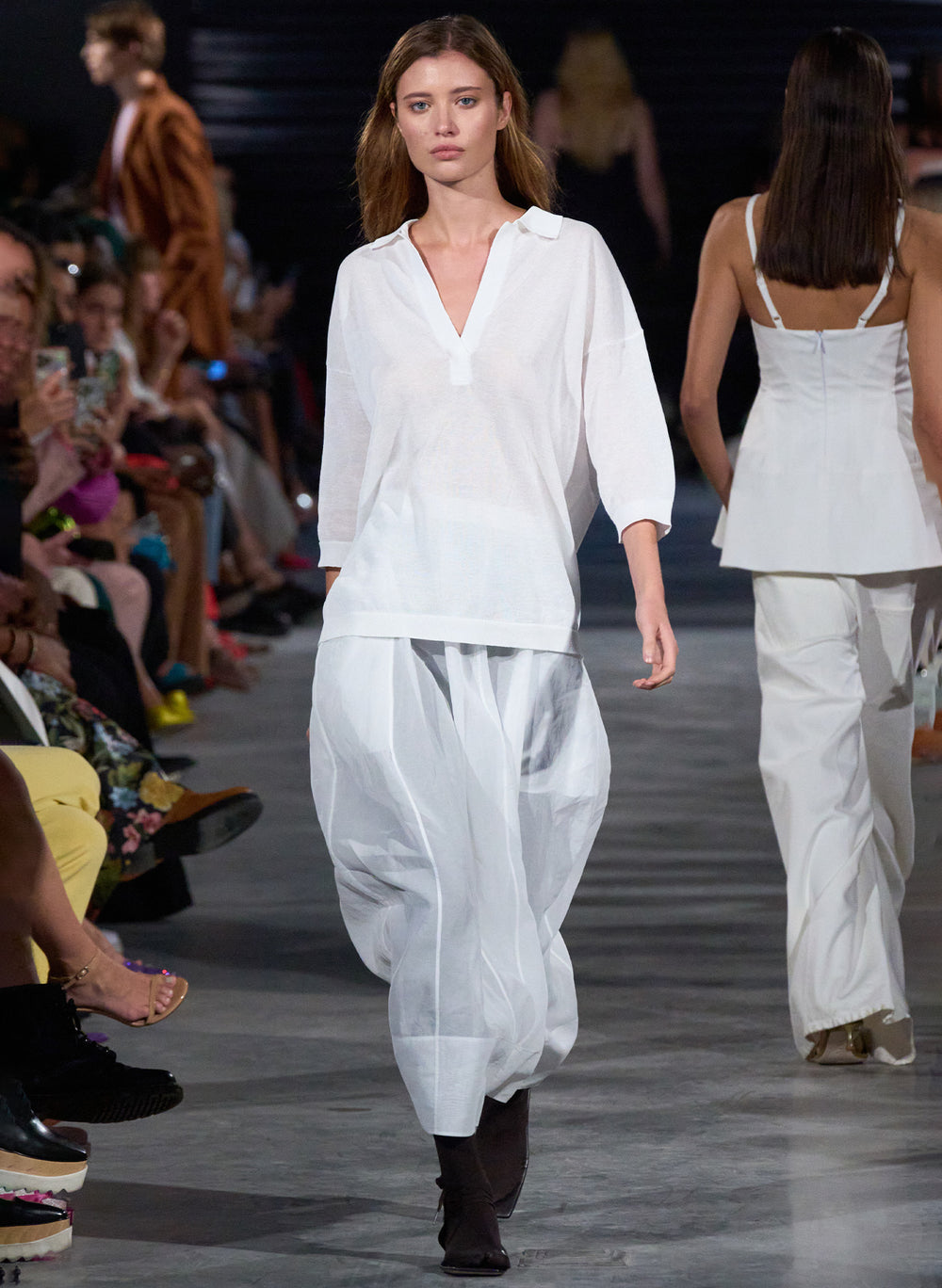 Tibi Nylon Lantern Skirt main image 0