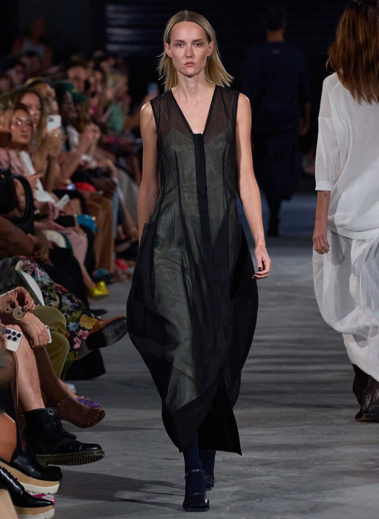 Starch Cotton Organza Dress