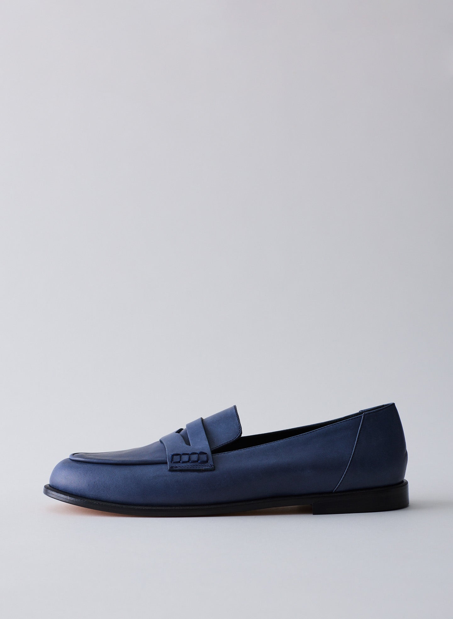 Shia Loafer - Navy-1