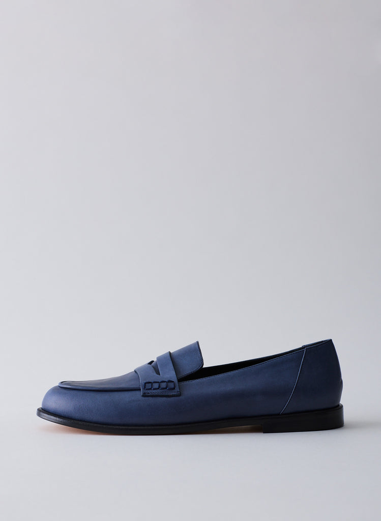 ブランド THE SHISHIKUI LOAFER / NAVY | rpagrimensura.com.ar