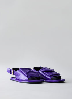 Patent Slingback Beryen Sandal Royal Purple-4