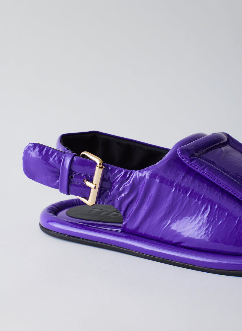 Patent Slingback Beryen Sandal Royal Purple-6