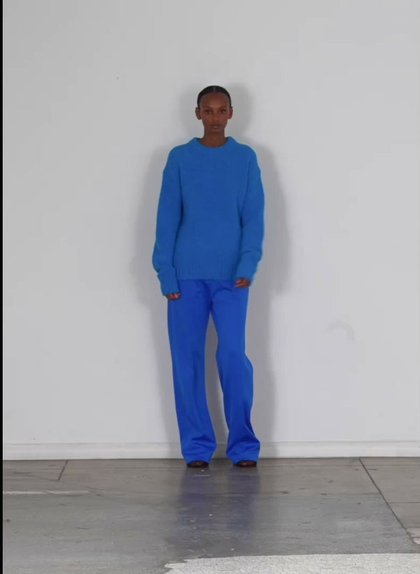 MATE The Label Luxe Alpaca Crewneck Pullover in Spruce main image 0