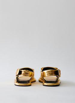 Metallic Slingback Beryen Sandal Gold-5