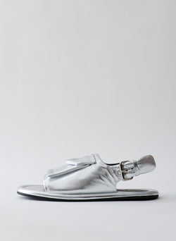 Metallic Slingback Beryen Sandal Silver-1