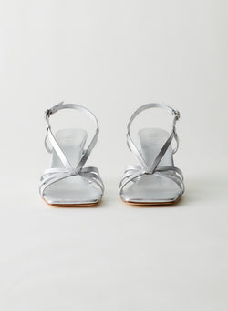 Max High Heel Sandal Silver-2