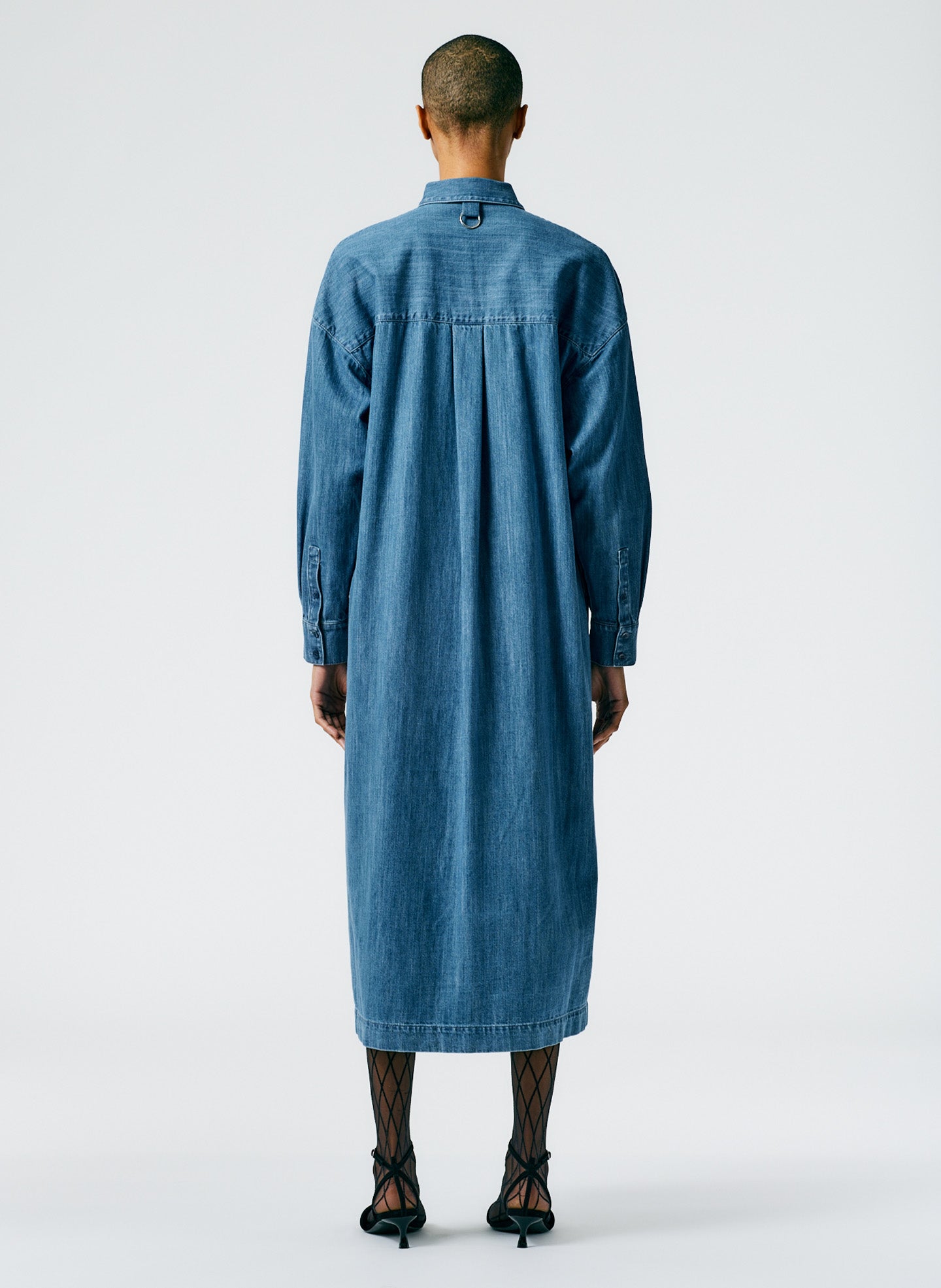 tibi asymmetrical shirt dress Asymmetric Pleated Cotton-poplin Midi Shirt Dress