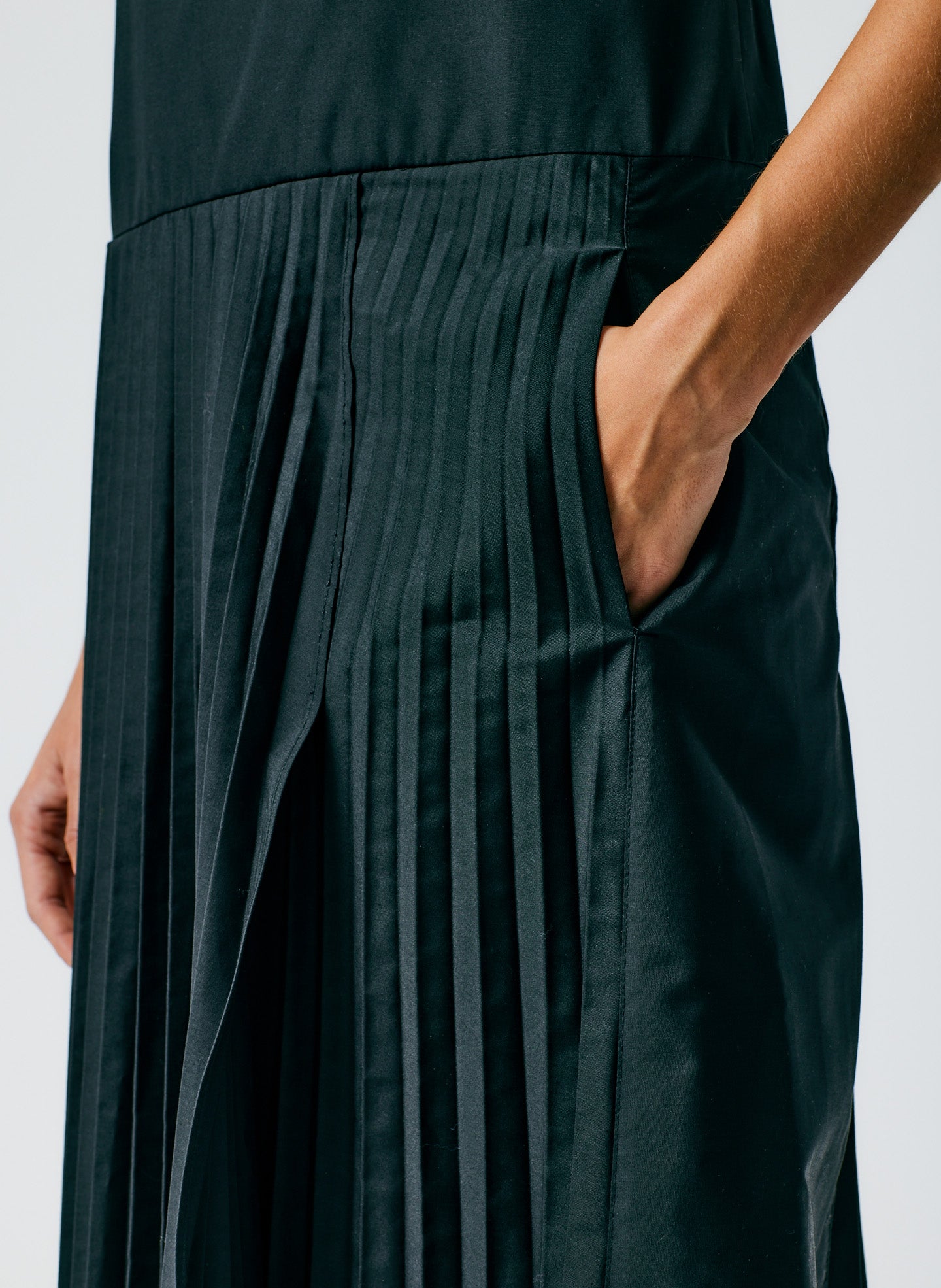tibi black pleated dress Tibi 4Ply Silk Fringed Dress