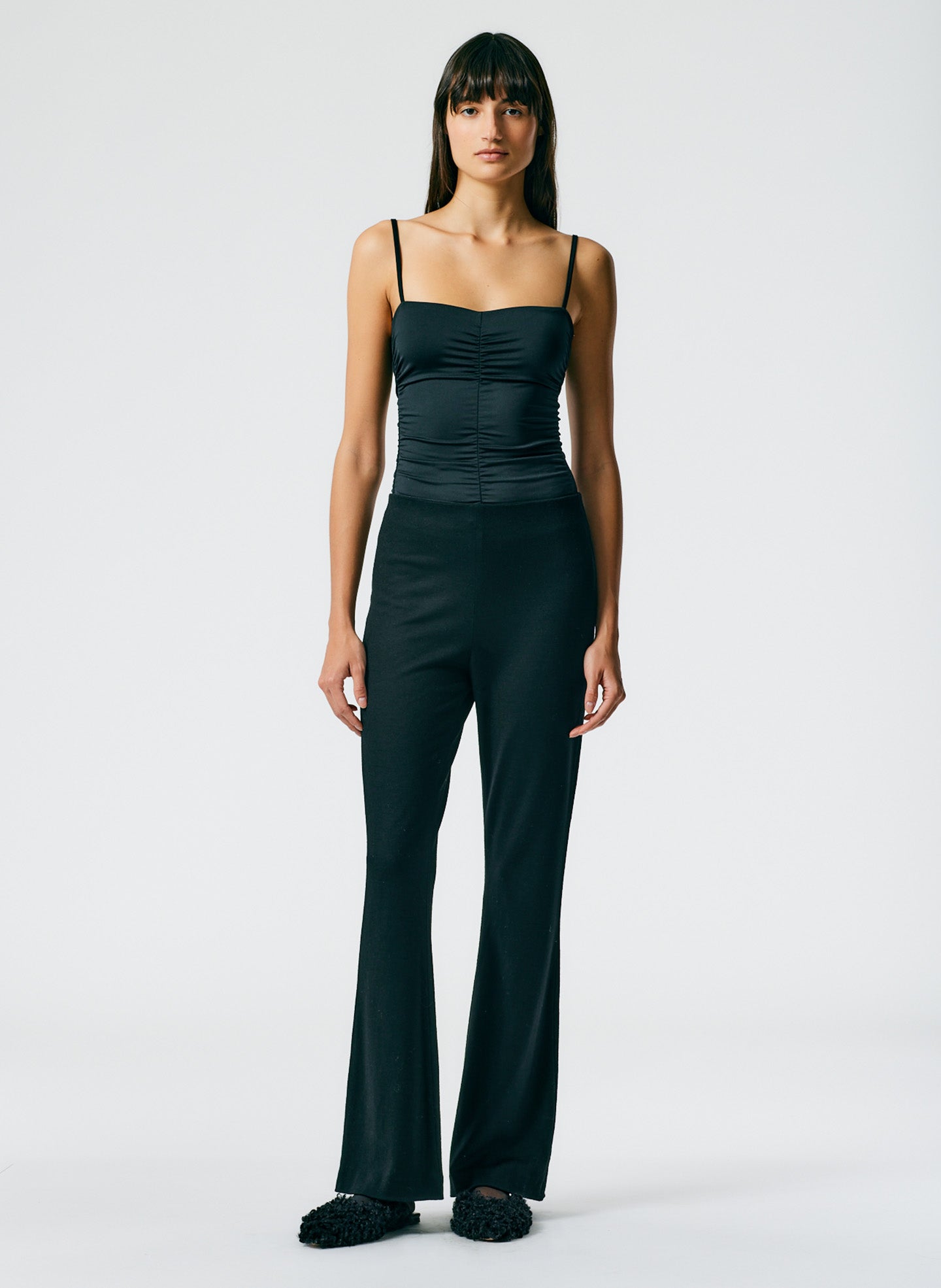 Wool Jersey Ali Fluid Pant - Black-04