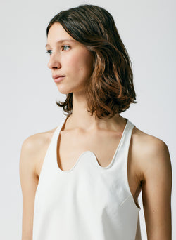 Chalky Drape Squiggly Tank White-04