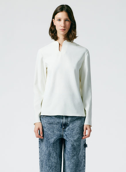 tibi chalky drape top