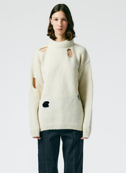 Trou Trou Alpaca Sweater Ecru-01