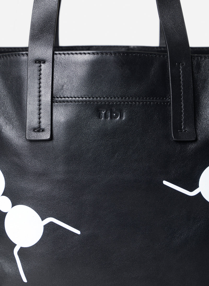 Tibi Le Client Tote Bag Black Multi-4
