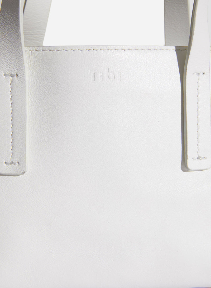 Tibi Le Client Mini Bag Off White-5