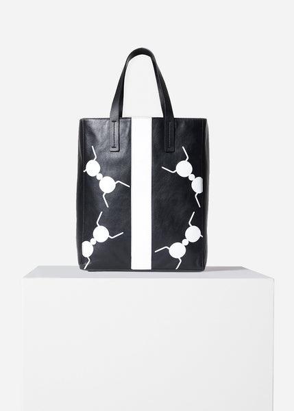 【____ 】The Bagmati LIC TOTE BAG Lillian Black Leather Tote Bag With Compartments | LK Bennett