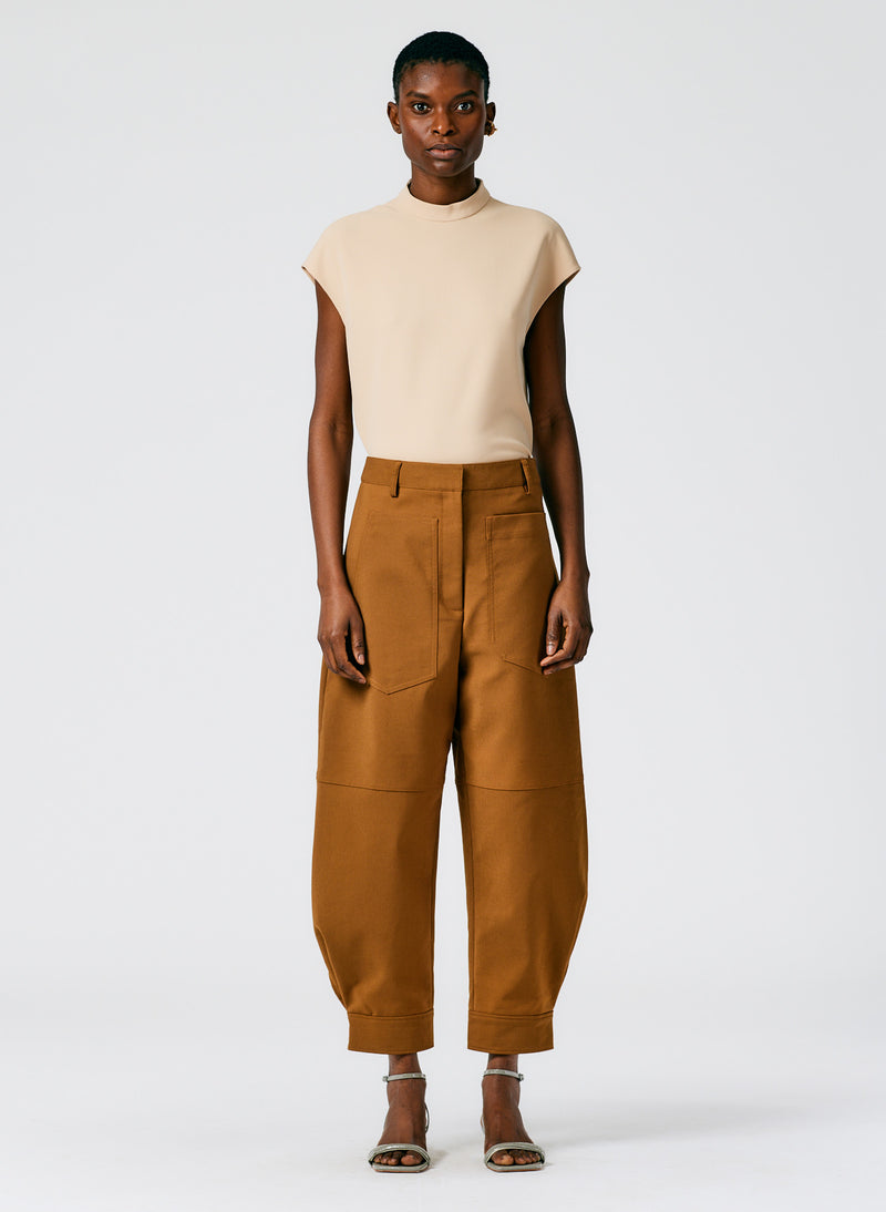 City Stretch Sculpted Pant Cinnamon-01