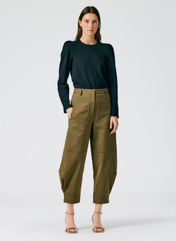 City Stretch Sculpted Pant Moss-04