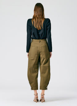 City Stretch Sculpted Pant Moss-03